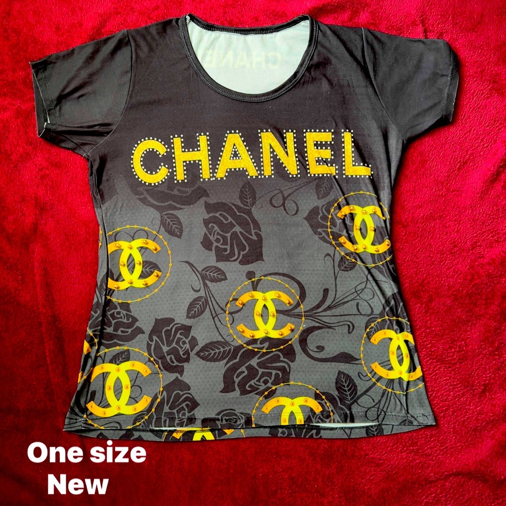 T-shirt one unique (Copy - Chanel) - elegant!!